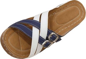 Generic Womens Mules with Footbed, Orthopaedic Shoes, Womens Platform Sandals, Slippers, Wedge Sandals, Pumps, Non-Slip Slippers, Peep Toe Summer Shoes, Comfo