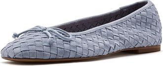 Dune London Heat Womens Flat Shoes Blue : 41 (US Womens 11) B - Medium, Leather