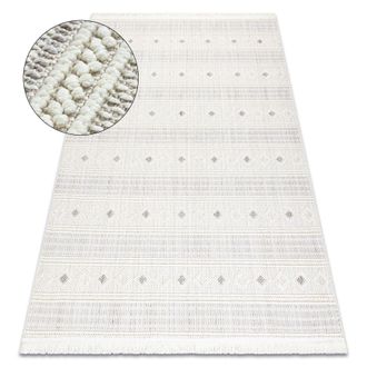 RugsX RugsX Nano Rug in White | Size: 120 cm x 170 cm