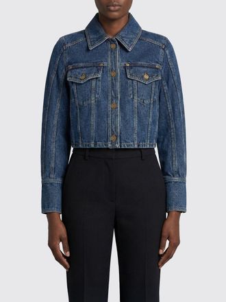 Balmain Giacca di jeans crop Balmain