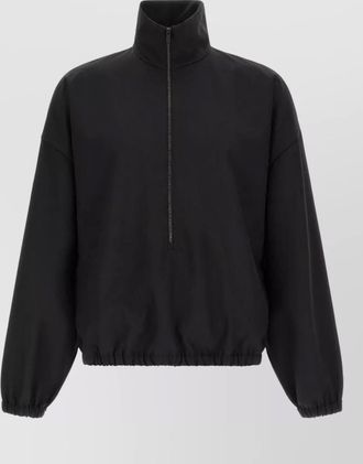 Fear of God sweatshirt half zip high collar design