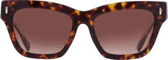Tory Burch Brown Gradient Cat Eye Ladies Sunglasses TY7208U 172813 54