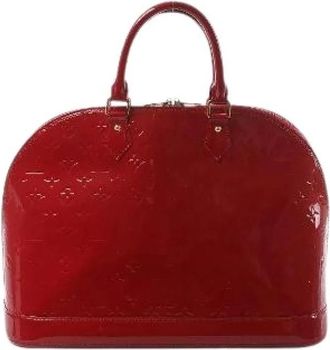 Louis Vuitton Pre-owned Handbags, female, Red, Size: ONE SIZE Pre-owned Alma GM
