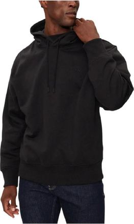 Calvin Klein Basketball Court Sweatshirt - Heren - Hoodies - Zwart - S - Katoen - Hoodies & sweatvesten