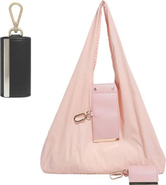 Generic Keytote The Compact,Multi-Functional Tote That Fits In Your Pocket,Shopping Bags Foldable,Lightweight,Foldable,Large Capacity for Travel Daily Errands