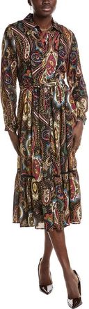 T Tahari Maxi Shirtdress