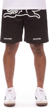 Icecream Slurpee Mesh Shorts in Black at Nordstrom, Size Xx-Large