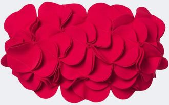 Karla Colletto Tess floral-appliqu&eacute; bandeau bikini top