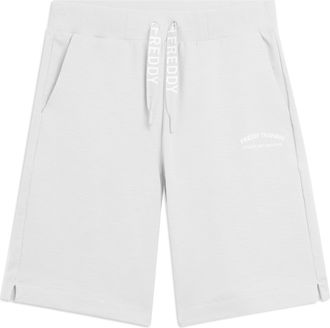 Freddy Pantaloni Corti con Spacchi Laterali in Tessuto Fiammato