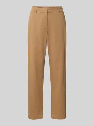 Tommy Hilfiger Slim Fit Chino aus Baumwoll-Mix in Camel, Gr&ouml;&szlig;e 34