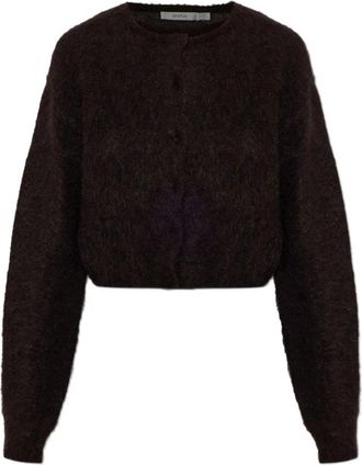 Gestuz Debbie Korte Cardigan - Dames - Vesten - Bruin - S - Wol - Truien & Vesten