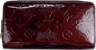 Louis Vuitton Amarante Bordeaux Monogram Vernis Long Wallet (Bi-Fold) (Pre-Owned)