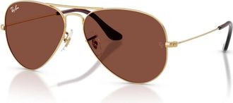Ray-Ban Rb 3025 Aviator Zonnebril - unisex - Zonnebrillen - Geel - 58 MM - Accessoires