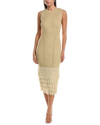 Milly Milly Raz Metallic Rib Dress
