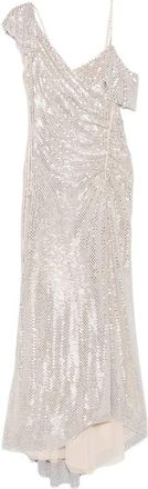 Self Portrait Sequin-embellished Maxi Dress