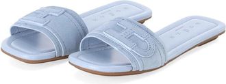 Hogan Accessories - Dames - Sandalen - Blauw - 36 EU - Leer - Schoenen