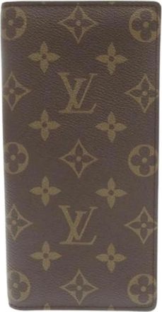 Louis Vuitton Pre-owned Wallets, male, Brown, Size: ONE SIZE Pre-owned Long wallet (bi-fold)