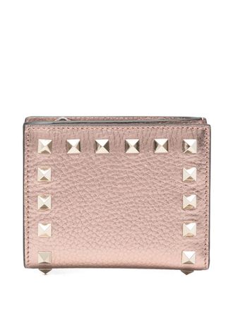 Valentino Garavani Rockstud Leather Flap Wallet