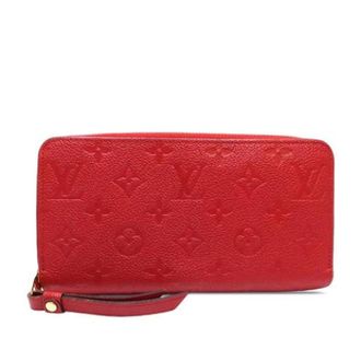 Louis Vuitton Pre-owned Clutches, female, Red, Size: ONE SIZE Pre-owned Monogram Empreinte Long Wallet