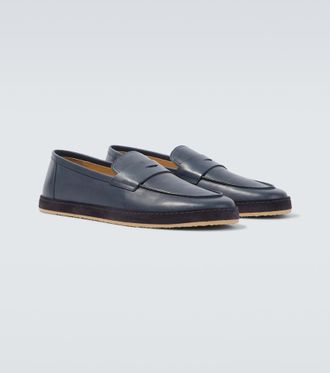 Brunello Cucinelli Leather penny loafers