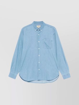 Woolrich cotton shirt box-pleat design