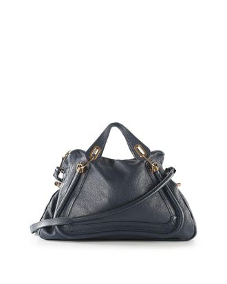 Chloé Chloé Blauw Leren Paraty Schoudertas