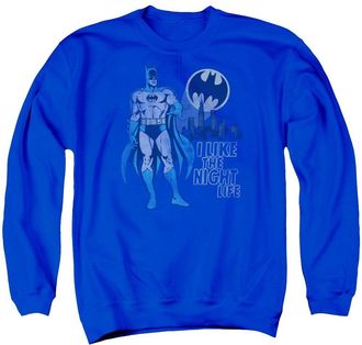 Gildan DC Comics Night Life Adult Crewneck Sweatshirt