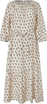 Masai Vestido Midi - Dresses - Mujer - Beige - 2XL