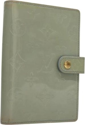 Louis Vuitton Pre-owned Day Planner Cover - Dames - Vintage Accessoires - Groen - ONE Size - Leer - Vintage