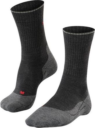 Falke TK2 Explore Wool Silk Hiking Socks in Anthracite Melange at Nordstrom, Size Medium
