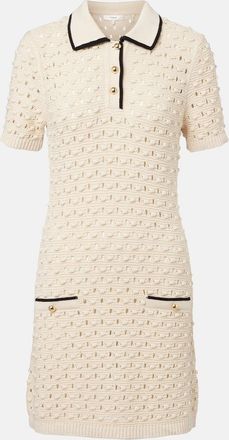 Frame Denim Abito polo Bauble in maglia di cotone