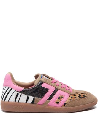 Back70 Sneakers met luipaardprint - Bruin