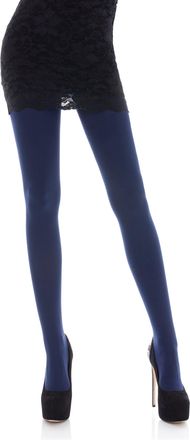 Romartex Womens 60 Denier Opaque Tights, L, dark blue