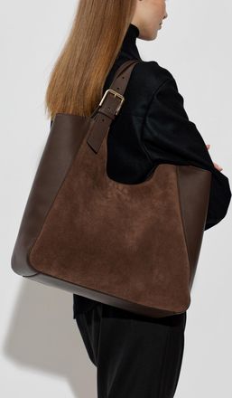 Furla Dora Large Bag, Womens, Brown
