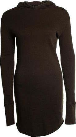 Rta Hoodie dress in khaki