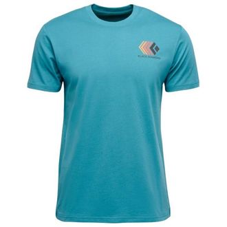 Black Diamond Faded S/S Tee T-Shirt f&uuml;r Herren | t&uuml;rkis