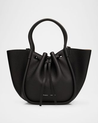Proenza Schouler Small Ruched Leather Tote Bag