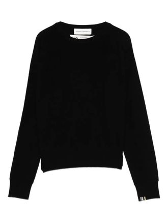 Extreme Cashmere N°382 Belle trui met ronde hals en lange mouwen - Zwart