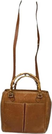 Gucci Pre-owned Handbags, female, Brown, Size: ONE SIZE Pre-owned Handbag
