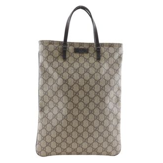Gucci Brown Gg Supreme Handbag Tote Bag (Pre-Owned)