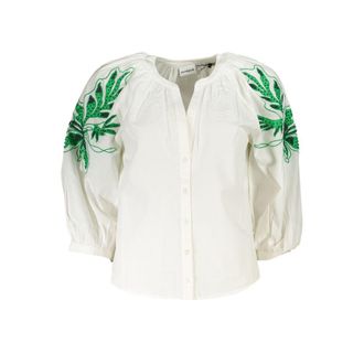 Desigual Bianco Polyester Dames Shirt