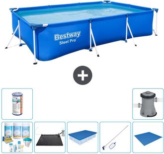 Bestway Piscina Bestway Steel Pro Rectangular - 300x201x66 Cm - 7-piezas S22258