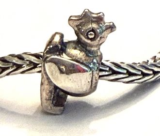 Trollbeads Womens Chicken Bead In Silver
