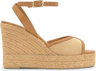 Castaner Brigitte Wedge Sandal - Dames - Sleehakken - Veelkleurig - 39 EU - Katoen - Schoenen