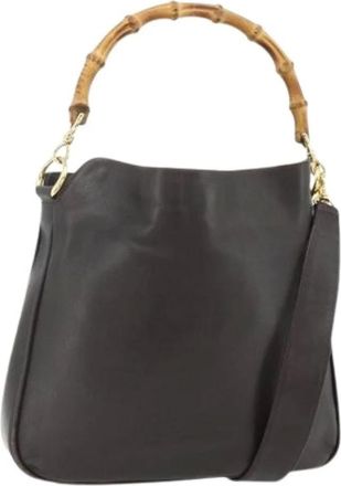 Gucci Pre-owned Handbags, female, Brown, Size: ONE SIZE Pre-owned Vintage Hand Bag