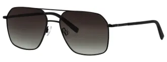 Humphrey's Sonnenbrille HUMPHREY&acute;S EYEWEAR Modell 586150, Herren, schwarz, matt, Sonnenbrillen Sonnenbrille, Form Panto, Logoschriftzug auf B&uuml;gel, Metallfassung