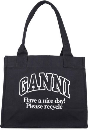 Ganni Mujer, Bolsos, Gris, Talla: ONE Size