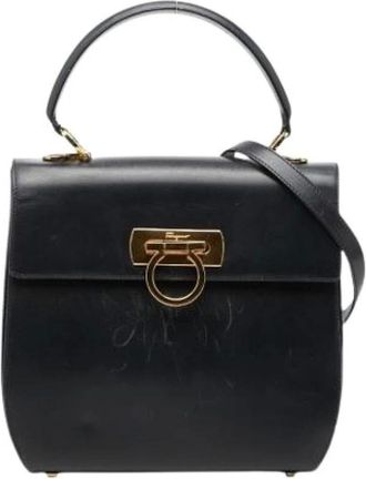 Ferragamo Pre-owned Handbags, female, Blue, Size: ONE SIZE Pre-owned Handbag