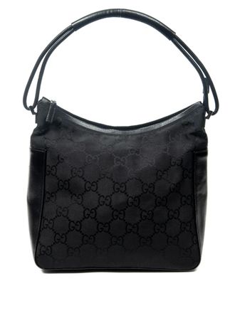 Gucci GG leather shoulder bag - Black