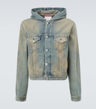 【ACNE STUDIOS】fleece-lined cotton-canvas ジャケット Acne Studios - Ombreyo Fleece-Lined Cotton-Canvas Blouson